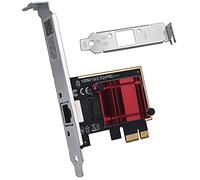 C&N PCI Express RTL8125B 2.5G 1 Port Network Adapter-Low Profile-RJ45 Port-RTL8125B Chipset-Ethernet Network Card-NIC Server Adapter Network Card, Compatible with Win10/8/7, Sever, Linux, Mac OS