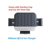 (C NO Car Charger)Folding Screen 15W Wireless Car Charger Dual Coil Phone Holder Samsung Galaxy