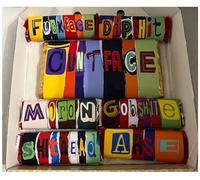 C*nt Rude themed novelty chocolate box.For Birthdays, Christmas, Easter, Valentines and Anniversaries. (7 inch sweet treats box, Main bar - Dark choc)