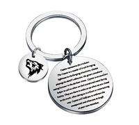 C-oyote Gift Wolf Gift Inspirational Gift for C-oyote Lover C-oyote Keychain Animal Lover Gift (C-oyote Keychain)