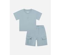 C.P. Company Boys Cotton Jersey Cargo Short Set in Blue - Blue - 14 Yrs