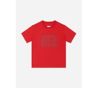 C.P. Company Boys Cotton Jersey Logo Label T-Shirt in Red - Red - 2 Yrs