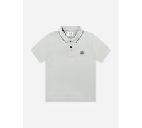 C.P. Company Boys Logo Polo Shirt in Grey - Grey - 12 Yrs