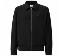 C.P Company Diagonal Raised Fleece Polo Zip Sweatshirt - Black M M