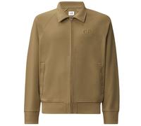 C.P Company Diagonal Raised Fleece Polo Zip Sweatshirt - Ermine XL XL