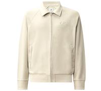 C.P Company Diagonal Raised Fleece Polo Zip Sweatshirt - Silver Birch L L