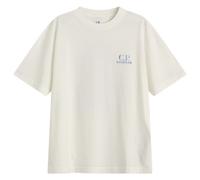 C.P. Company Men's 30/1 Jersey Comfort Logo T-Shirt Gauze White