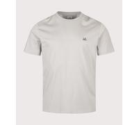 C.P. Company Mens 30/1 Jersey Logo Patch T-Shirt - Colour: 936 Flint Grey - Size: XXL