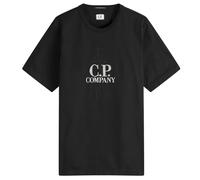 C.P. Company Men's 30/2 Embroidered Twisted British Sailor T-Shirt Black