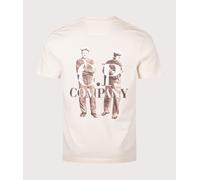C.P. Company Mens British Sailor Logo T-Shirt - Colour: 402 Pistachio Shell - Size: Medium Medium