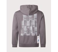 C.P. Company Mens Chest Graphic Hoodie - Colour: 935 Smoked Pearl - Size: XXL