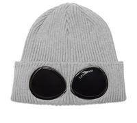 C.P. Company Men's Cotton Goggle Beanie Grey Melange One Size