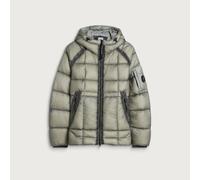 C.P. Company Men's DD-Shell Hooded Down Jacket Flint Grey Medium