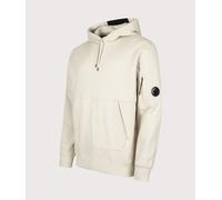 C.P. Company Mens Diagonal Raised Fleece Lens Hoodie - Colour: 120 Silver Birch - Size: XL