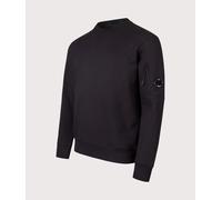 C.P. Company Mens Diagonal Raised Fleece Lens Sweatshirt - Colour: 999 Black - Size: Large