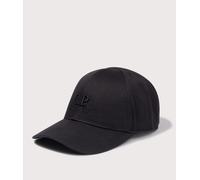 C.P. Company Mens Gabardina Logo Cap - Colour: 999 Black - Size: One Size