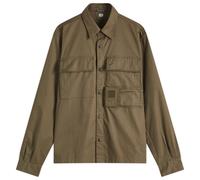 C.P. Company Men's Metropolis Series Gabardine Long Sleeve Shirt Ivy Green