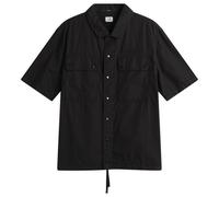 C.P. Company Men's Ripstop Short Sleeve Overshirt Black