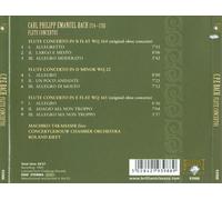 C.P.E. BACH: FLUTE CONCERTOS NEW CD