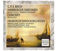 C.P.E. Bach: Hamburg Symphonies WQ 182 3, 4 & 5 / Concerti WQ 165 & WQ 43, 4 by unknown (1991-01-18)