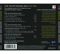 C.P.E. BACH: LITANIES; MOTETS; ETC [GERMANY] NEW CD