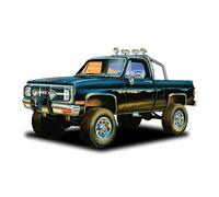 C.P.M. MPC MPC848 1:25 Scale 1984 GMC Pickup Black Version Model Kit, Multi