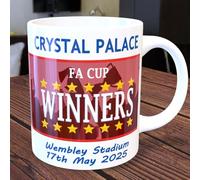 C.Palace FA Cup Winners Mug 2025 Final Trophy Souvenir
