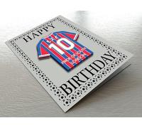 C. PALACE FOOTBALL BIRTHDAY CARD - CUSTOMISED FOOTBALL SHIRT THEMED FRIDGE MAGNET BIRTHDAY CARD - THE BEST A FAN CAN GET!