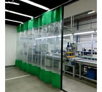 C Panel Ga Divider Partition Industrial WaterResistant Dust Barrier Insulated Strip Door for Workshop Carport and Wash Bay & Effective Solution