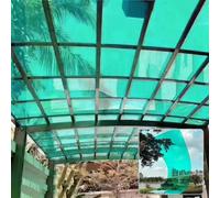 C Polycarte Roofing Sheet 1mm Lightweight Transparent Plastic Panel for Greenhouses Patios nings & Partits & Easy to Cut