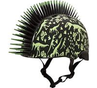 C-Preme Raskullz Child Helmet T-Rex Bonez Mohawk: Ride Fearlessly with T-Rex Bonez Mohawk Helmet, Durable Shell, Mohawk Design, and Secure Fit System