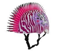 C-Preme Raskullz Zebra Mohawk Children's Bicycle Helmet One Size White