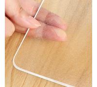 C PVC Table Cover 38" x 70" - 2.0mm Thick Waterproof Desk Mat Protector, Easy to Clean Tablecloth for Office, Dining Room, Dresser & Nightnd