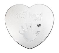C.R. Gibson 3 Piece Baby Handprint & Footprint Kit, 6.5" x 6.25", Heart First