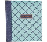 C.R. Gibson 6-Ring Binder Refillable Address Book, Ocean Theme, 6.5'' x 7.25''