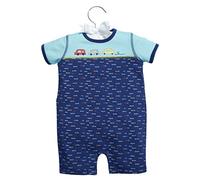 C.R. Gibson Baby Boys' Romper, Fits Sizes 0-3 Months, Beep, Beep