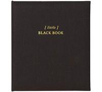 C.R. Gibson Black 'Little Black Book' Refillable 6-Ring Address Book, 440 Entries, 6.5" W x 7.25" L