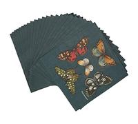 C.R. Gibson Portmeirion Botanical Garden Disposable Paper Cocktail Napkins for Parties, 5" x 5"