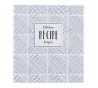 C.R. Gibson QP12-24018 True Blue Pocket Page Recipe Book Binder, Paper, Multicolor
