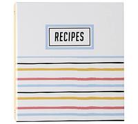 C.R. Gibson Recipe Card Binder, Standard, Multicolor