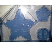 C.R. Gibson Stepping Stones Ceramic Keepsake Gift Set, Blue Star