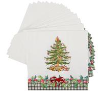 C.R. Gibson TW4-25775 Spode Nutcracker Disposable Paper Cocktail Napkins, 5" x 5", Multicolor, 20 Pieces