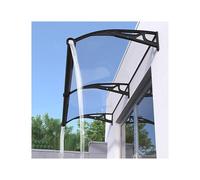 C Rain Shelter Cover for Windows & Doors 31.5" x 39.4" Impact-Resistant Canopy Waterproof Window Nings Outdoor Rain Protection Durable Weather Shield