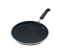 C&S Homestore 24cm/9.5'' Non Stick Crepe Pancake Dosa Omelette Chapati Roti Flat Aluminium Fry Pan PFOA Free with Stay Cool Handle