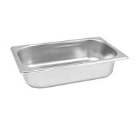 C&S Homestore Gastronorm 1/4 Stainless Steel Catering GN Pan - Durable Food Storage & Serving Tray for Buffet, Restaurant, Hotel, Bain Marie & Commercial Kitchen Use - 1.8L / 65mm