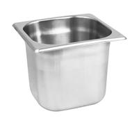 C&S Homestore Gastronorm 1/6 Stainless Steel Catering GN Pan - Durable Food Storage & Serving Tray for Buffet, Restaurant, Hotel, Bain Marie & Commercial Kitchen Use - 2.5L / 150mm