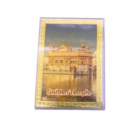 C&S Homestore Golden Temple (Harmandir Sahib) Acrylic Photo Frame for Car Dashboard, Table, Prayer Corner - Sacred Sikh Temple Décor for Daily Blessings, Peace & Prosperity - Compact Religious Gift
