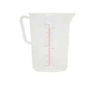 C&S Homestore Polypropylene Measuring Jug Precise Measurement Spillage-Free Narrow Stem Multi-Purpose for Flour, Sugar, Milk & Oil - 5 LTRS