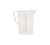 C&S Homestore Polypropylene Measuring Jug Precise Measurement Spillage-Free Narrow Stem Multi-Purpose for Flour, Sugar, Milk & Oil - 3 LTRS
