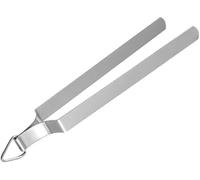 C&S Homestore Stainless Steel Chimta Tong for Roti, Chapati, Flatbread BBQ Tong 22cm (8.5inch)